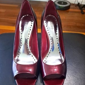 BCB Generation Dark Red Heels Size 6.5